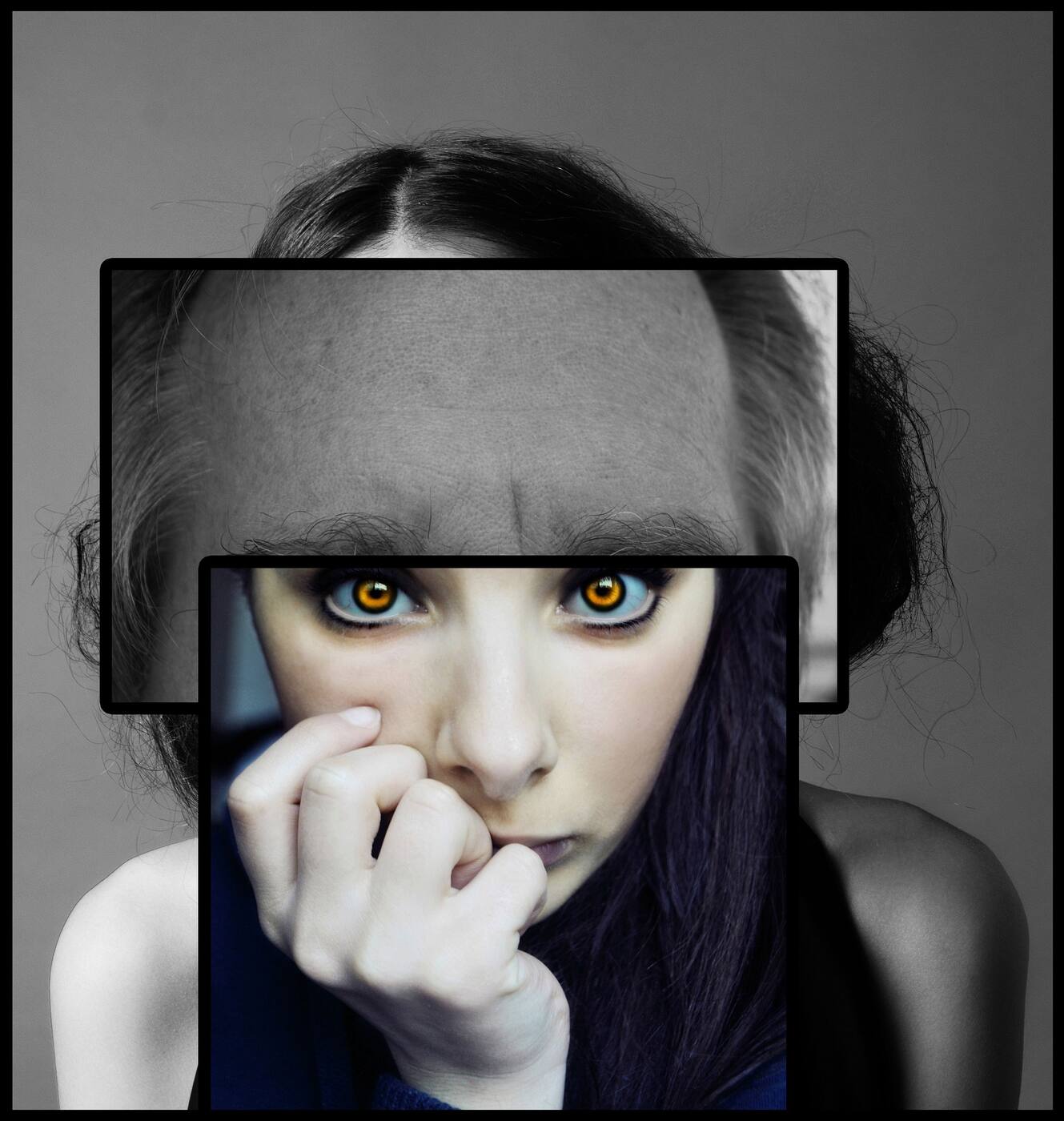 A person repeatedly checking a door lock, representing the compulsive behaviors of OCD